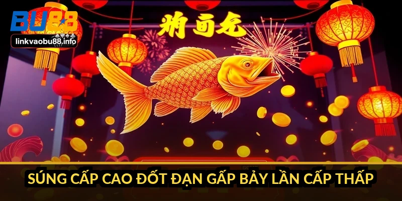 Súng cấp cao đốt đạn gấp bảy lần cấp thấp