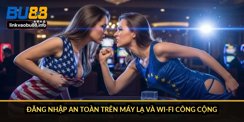 Đăng nhập an toàn trên máy lạ và Wi-Fi công cộng